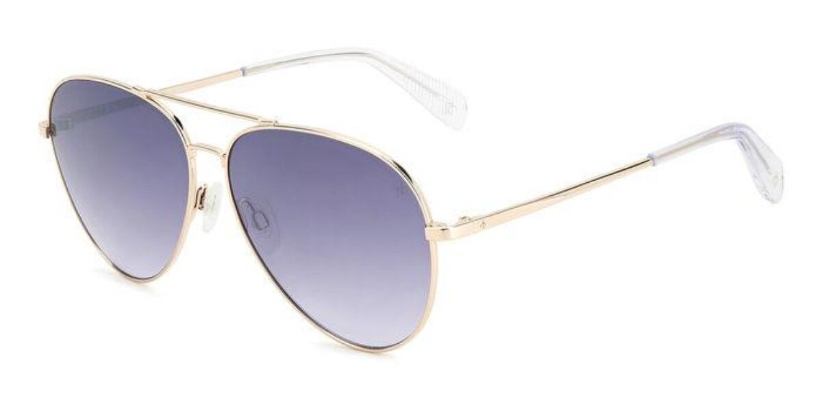 Rag & Bone RNB5052/G/S Asian Fit J5G/IC Men's Sunglasses Gold
