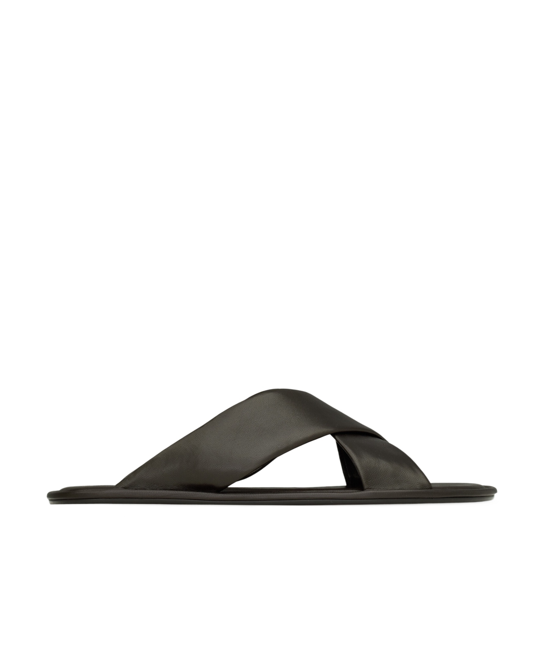 CARLYLE SLIDES in smooth leather