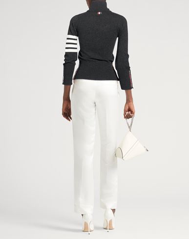 Woman Turtleneck Charcoal Size 0 Cashmere
