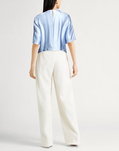 Woman Top Sky blue Size 6 Viscose