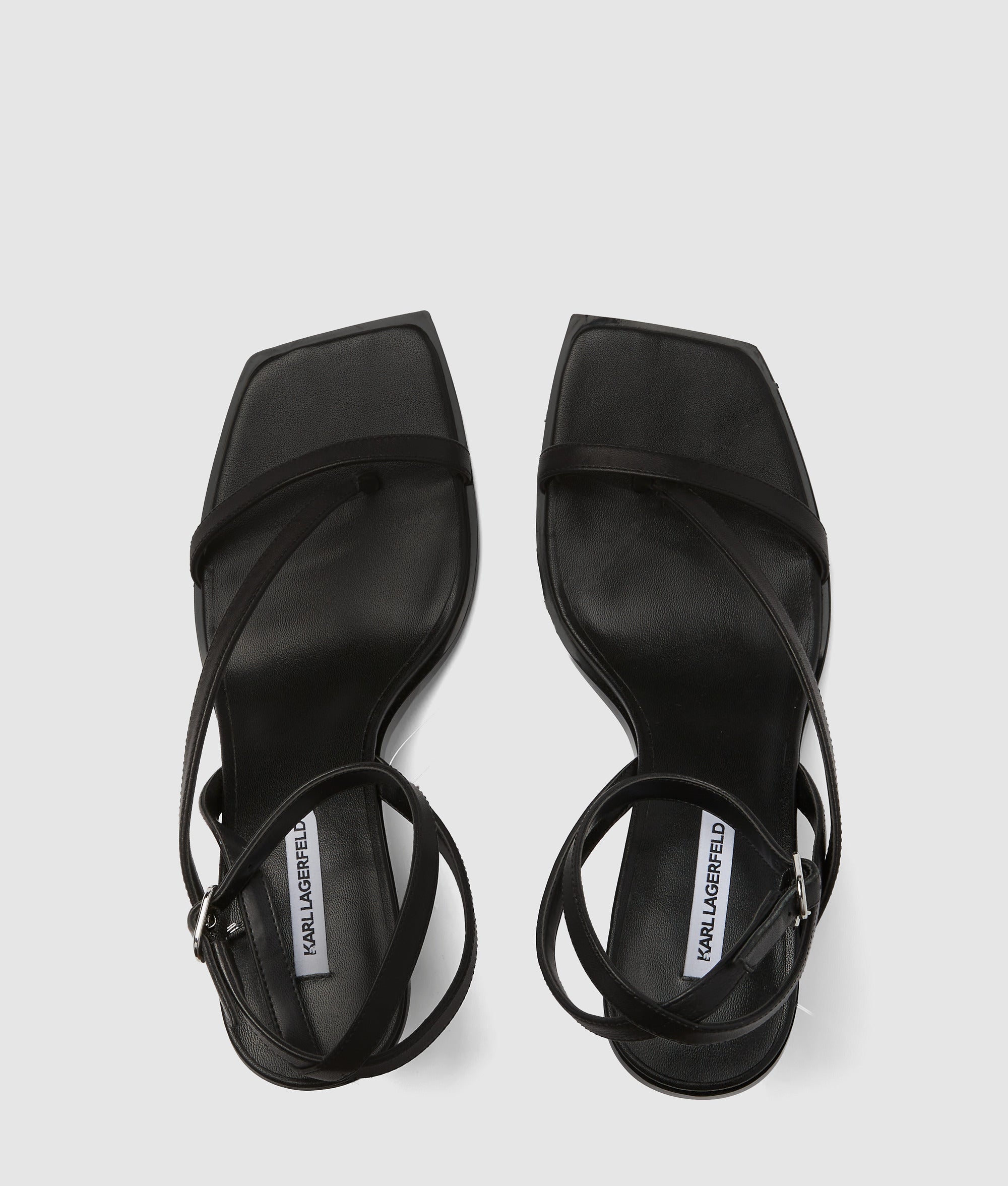 Karl Lagerfeld - Karmel Riemchensandalen Mit Absatz, Damen, Schwarz, Größe