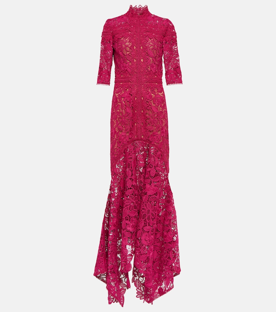 Kalissa guipure lace gown
