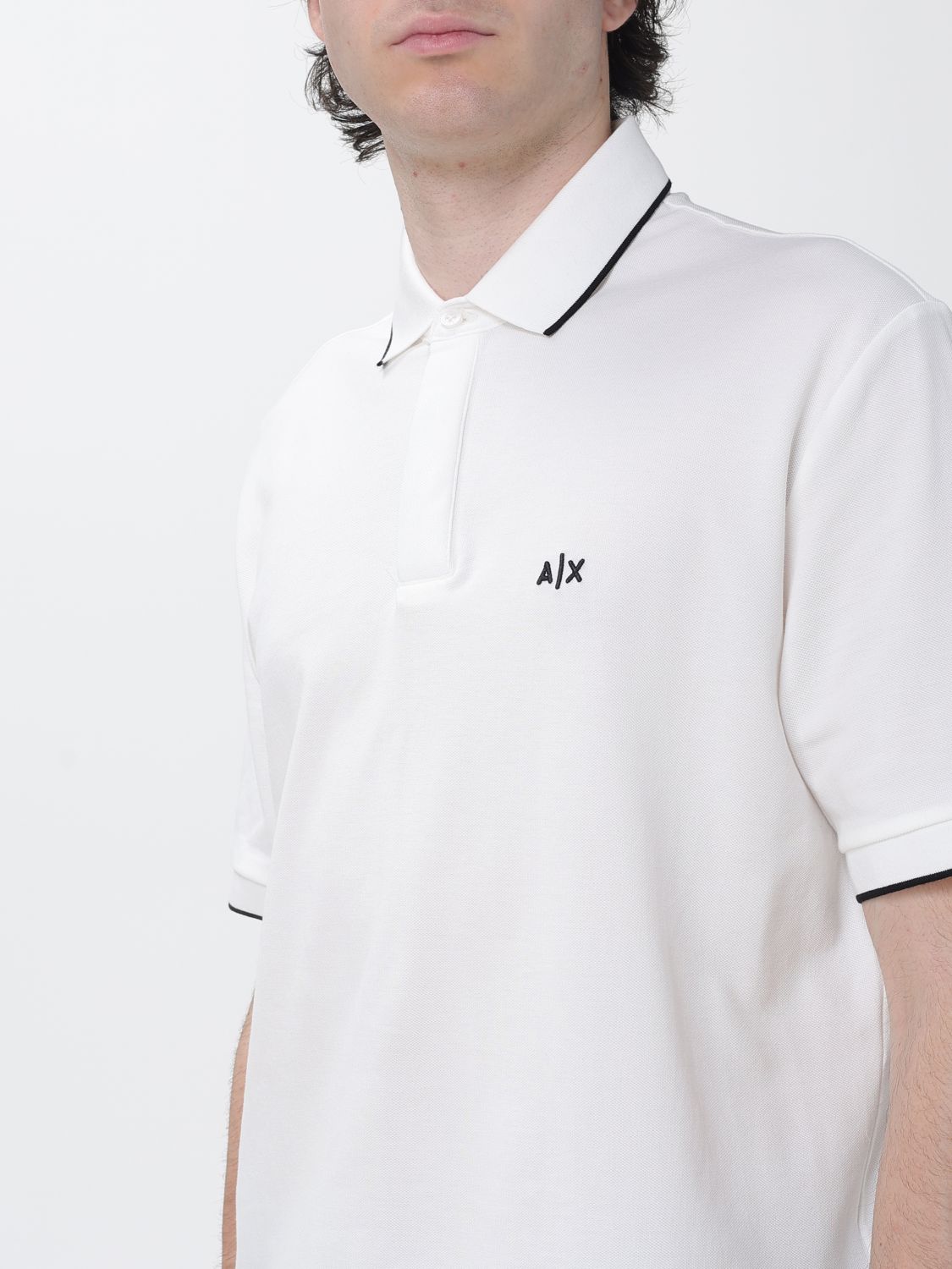 Polo Shirt Men color White