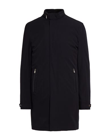 Man Coat Midnight blue Size 40 Nylon, Elastane