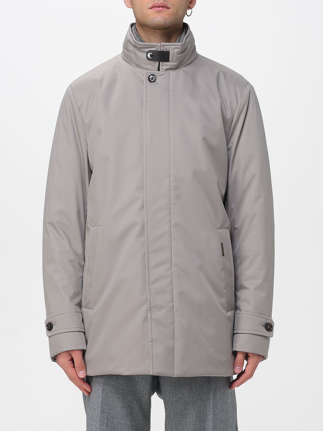 Coat Men color Grey