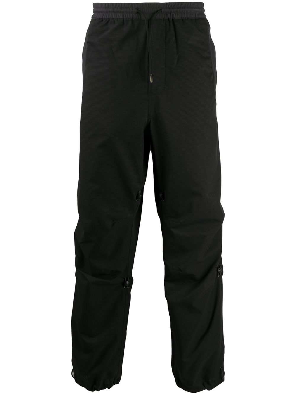 Drawstring track pants - Black