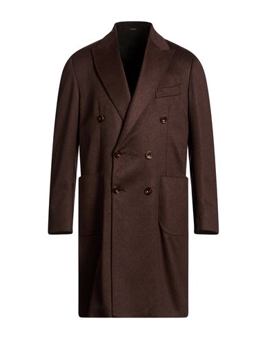Man Coat Brown Size 40 Cashmere
