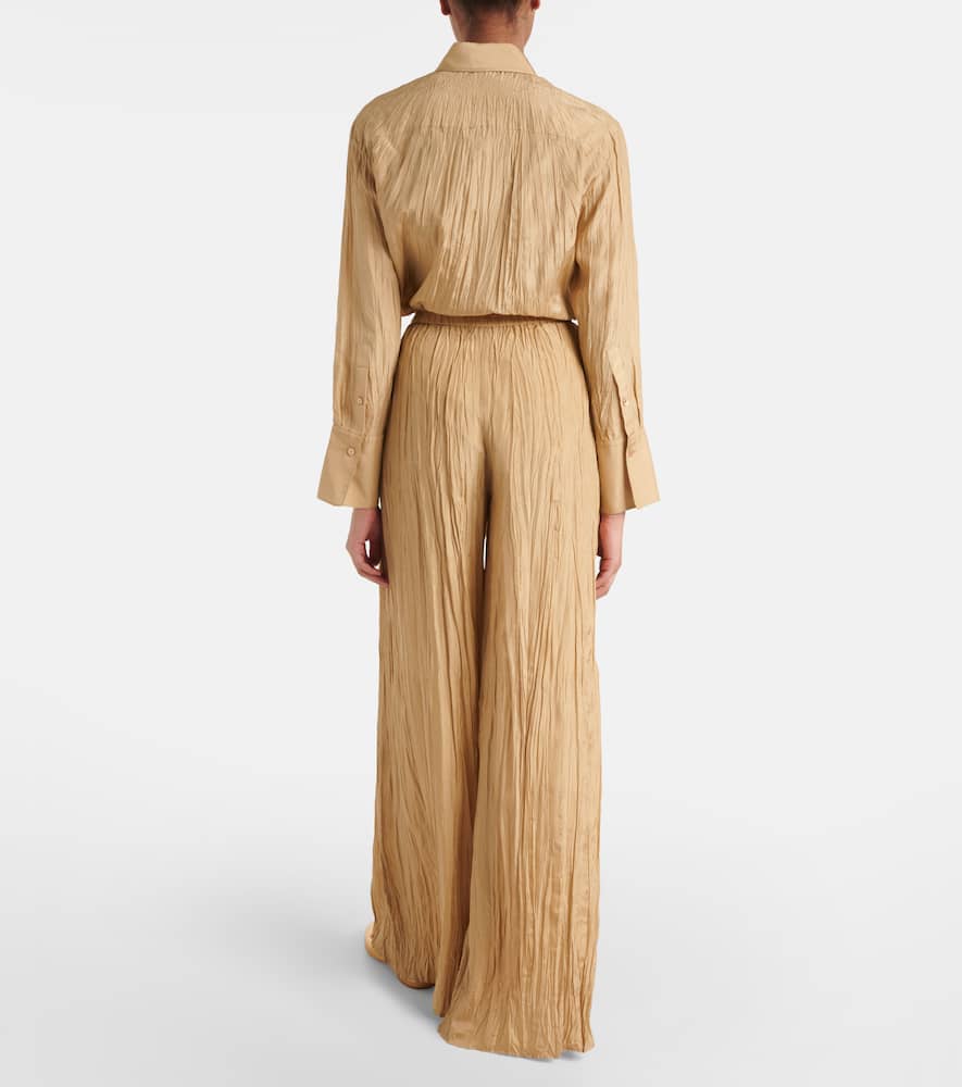 Thoresby silk palazzo pants