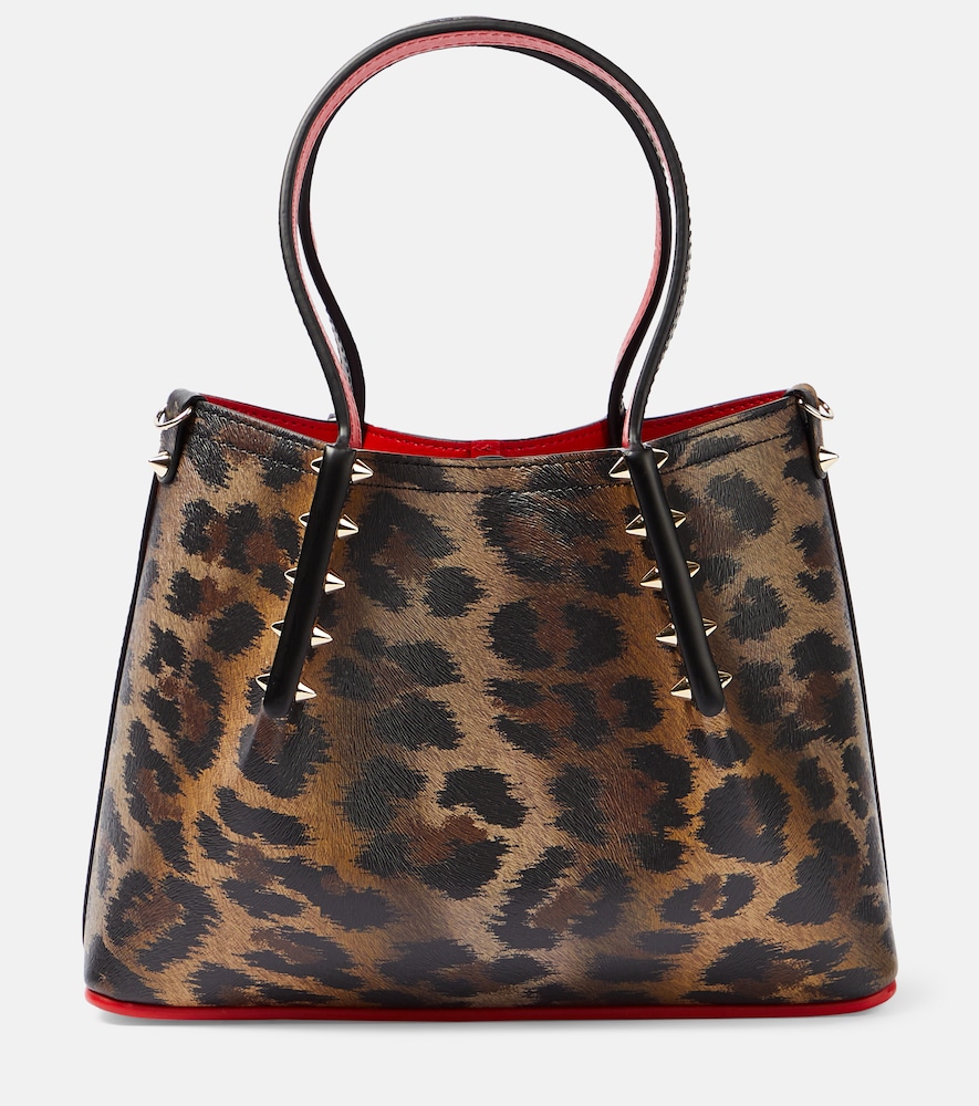 Cabarock Small leopard-print tote
