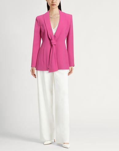 Woman Blazer Fuchsia Size 4 Viscose, Acetate, Elastane