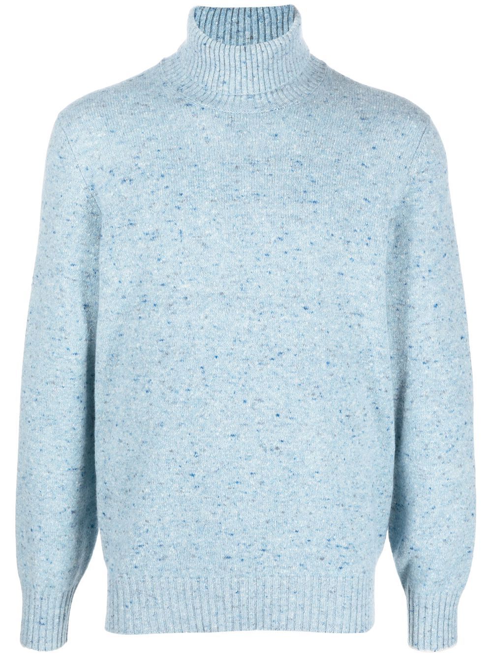 Roll-neck knit jumper