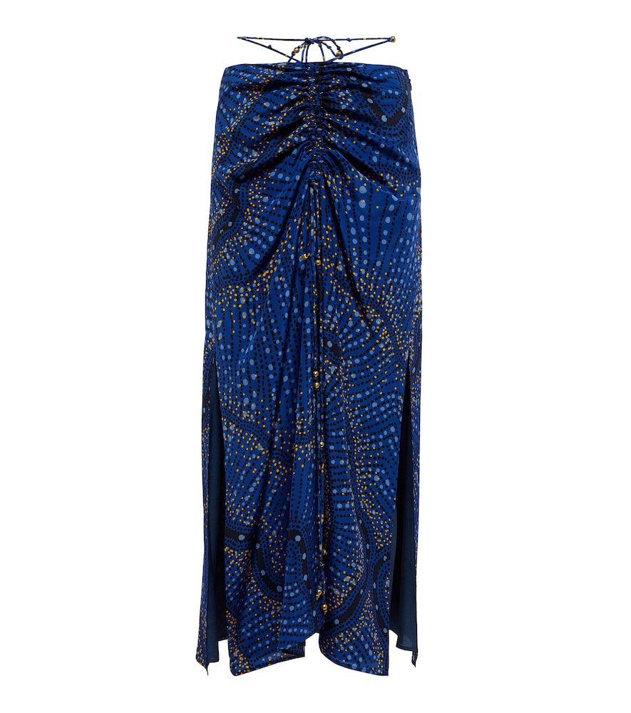 Safia silk maxi skirt