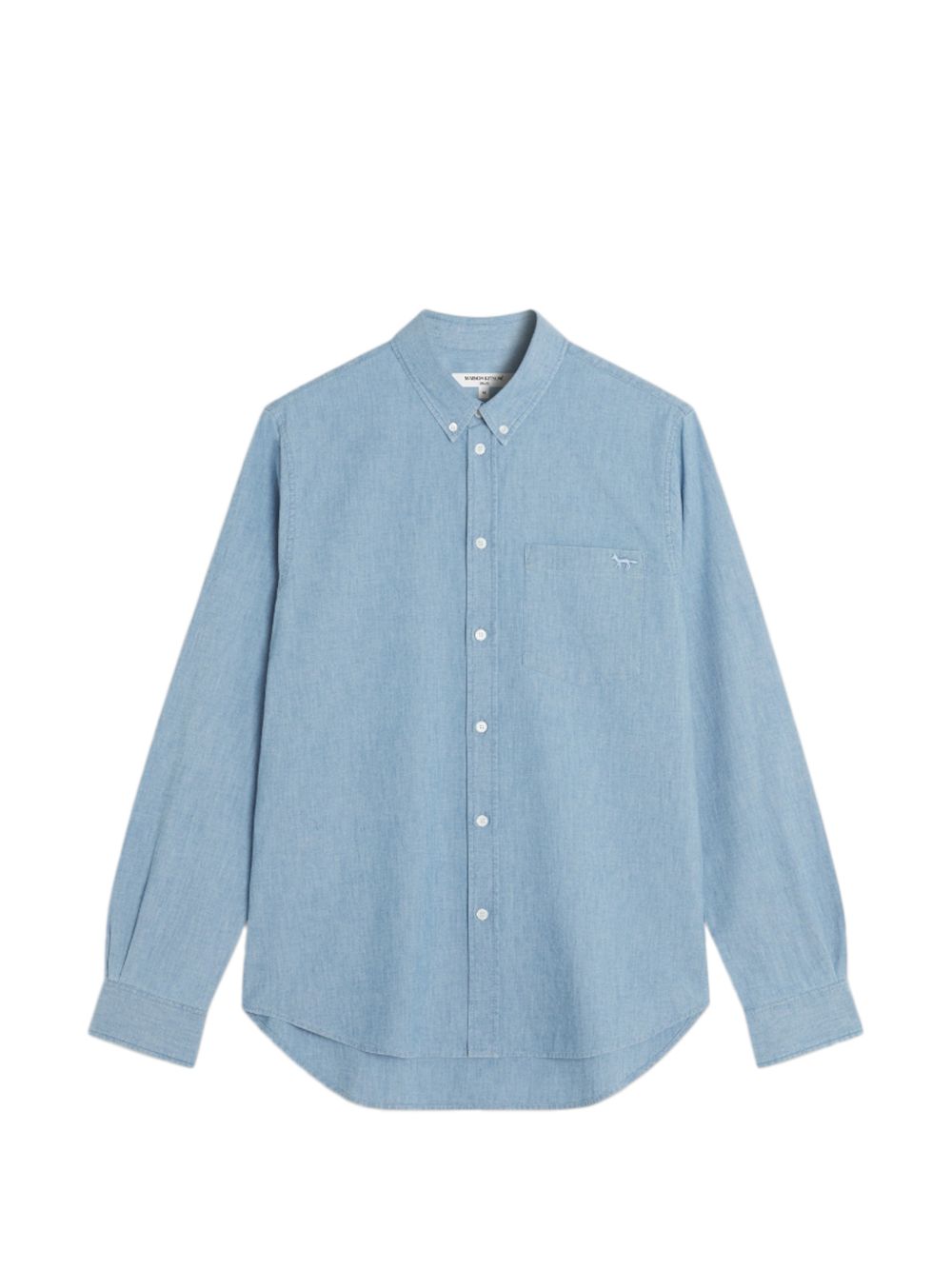 Maison Kitsuné Men's Mini Fox Print Regular Shirt