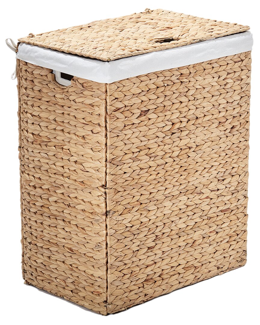 Handwoven Rectangular Laundry Hamper