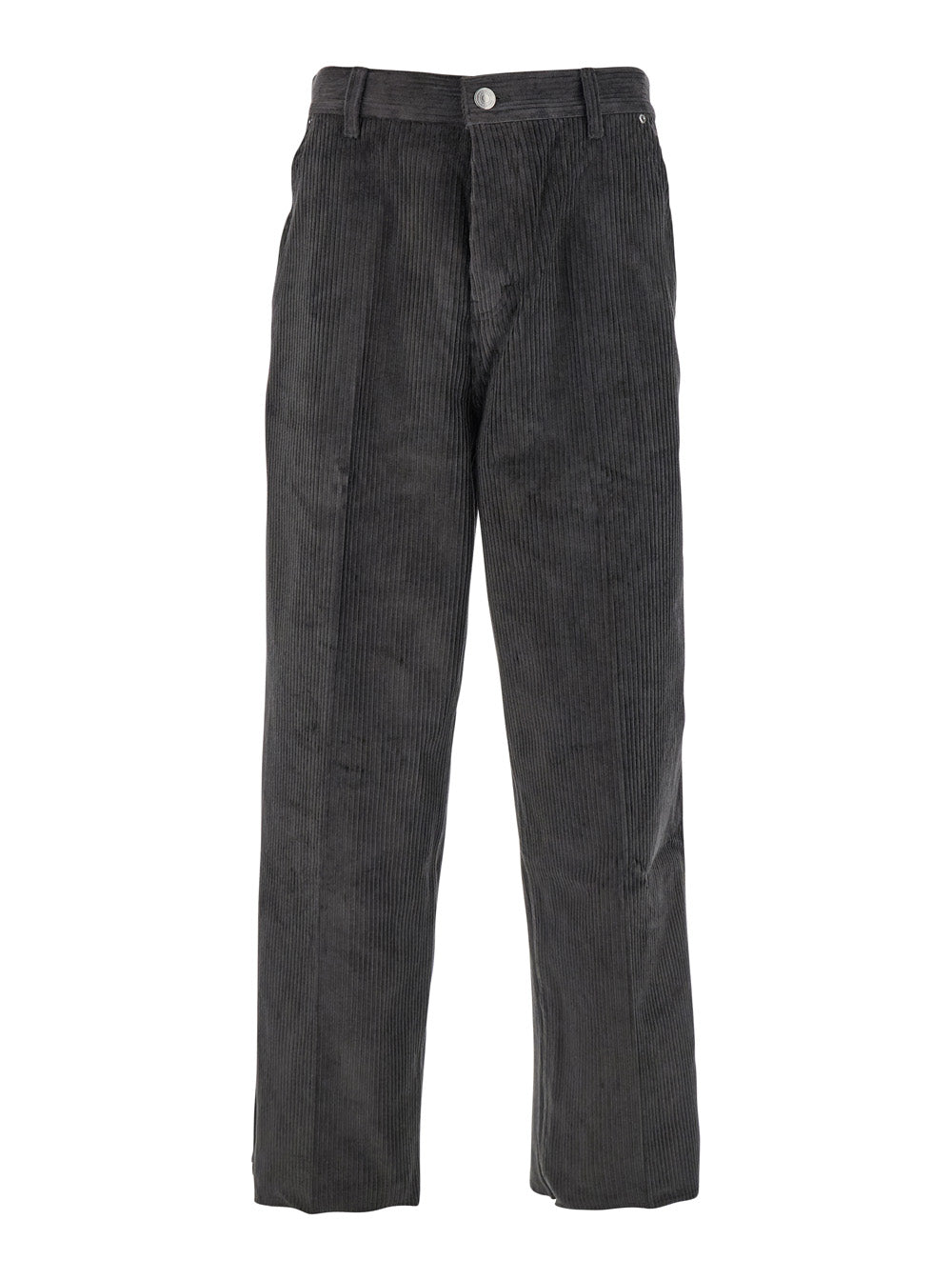 Cotton Velvet Trousers — Brown