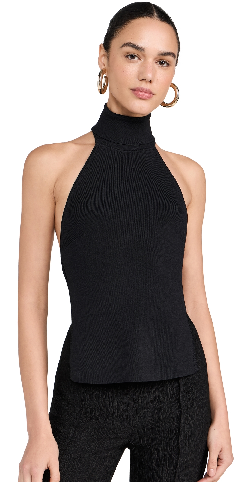 Wake Knit Top Black