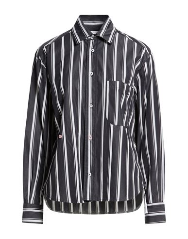 Woman Shirt Charcoal Size L Cotton