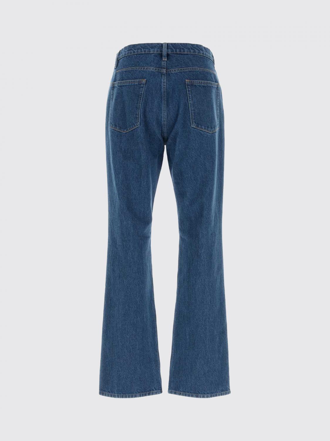 Pants Men color Denim