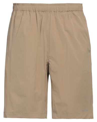 Wild Things Man Shorts & Bermuda Shorts Khaki Size S Nylon, Polyurethane