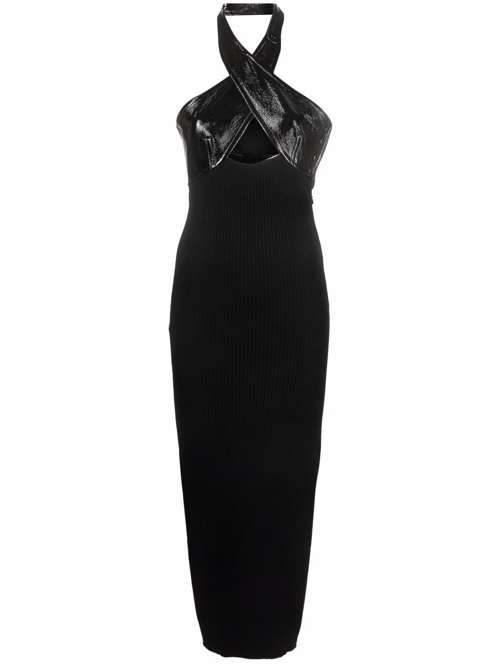 Cut-out midi dress - Black