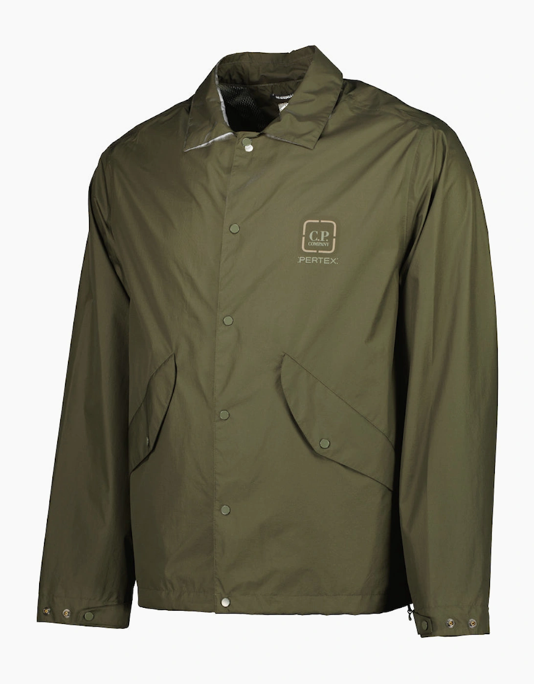 CP Company Men's Metropolis Pertex Overshirt/Jacket - Green - : 38/Regular