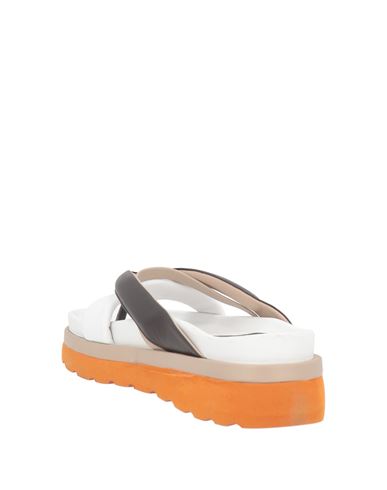 Woman Thong sandal Off white Size 4 Leather