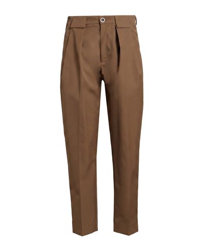 Man Pants Khaki Size 28 Virgin Wool, Polyester