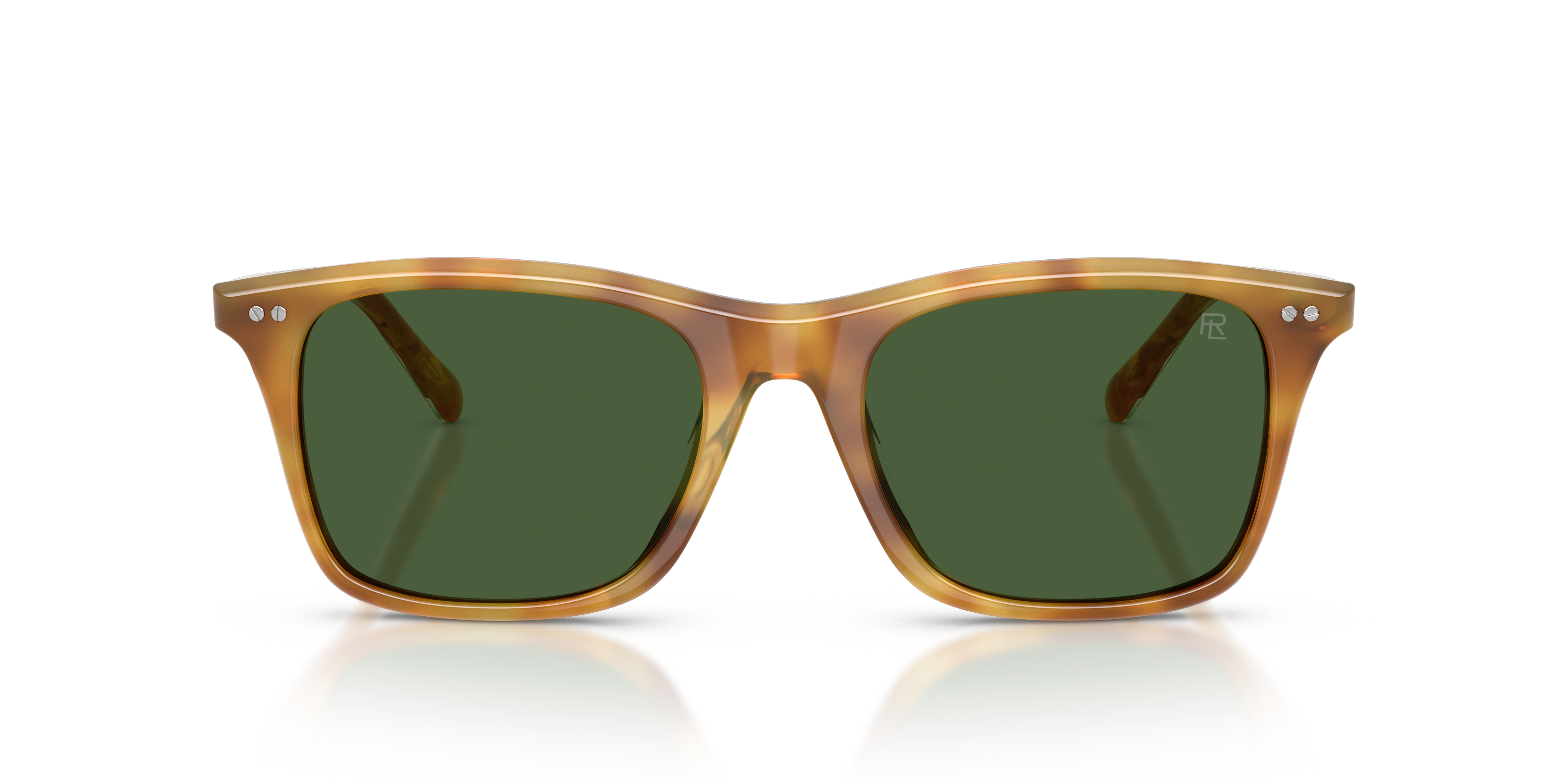 Ralph Lauren Uomo Ralph Lauren RL8242U 618571 Occhiali da sole Acetato Tartaruga Verde Pantos Normale