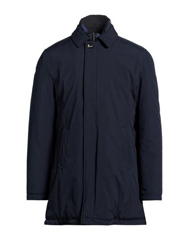 Man Coat Midnight blue Size L Polyester