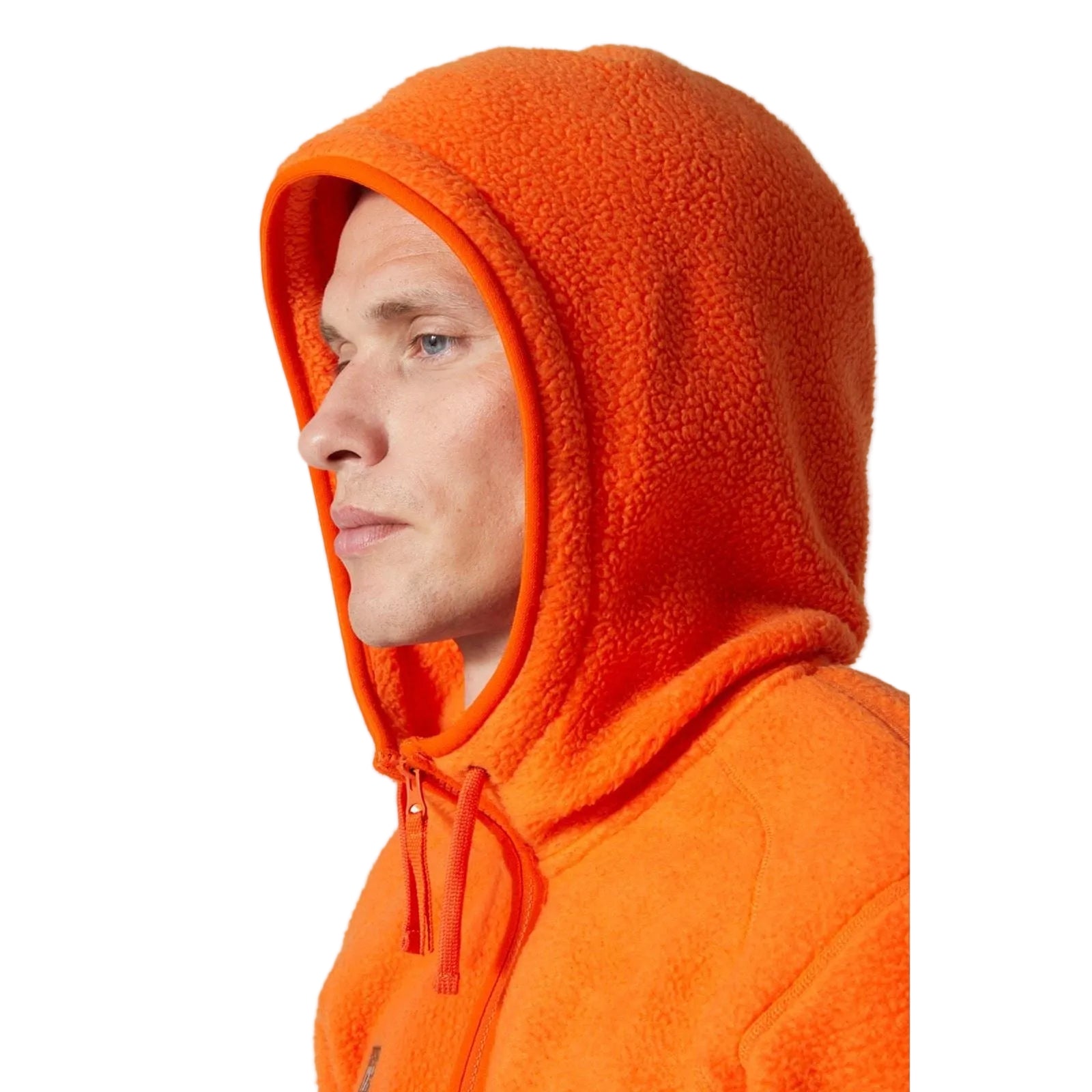 Helly Hansen Workwear Heritage Pile Hoodie Men's Orange Fleece Jacket