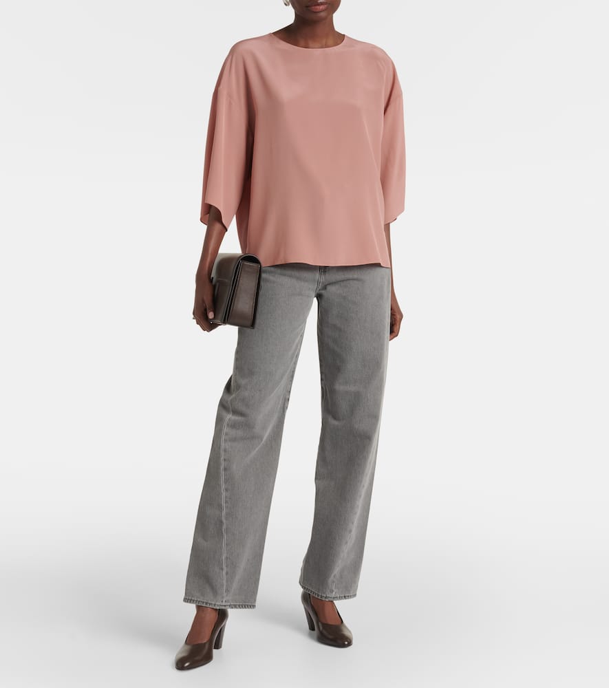 Zenni silk T-shirt