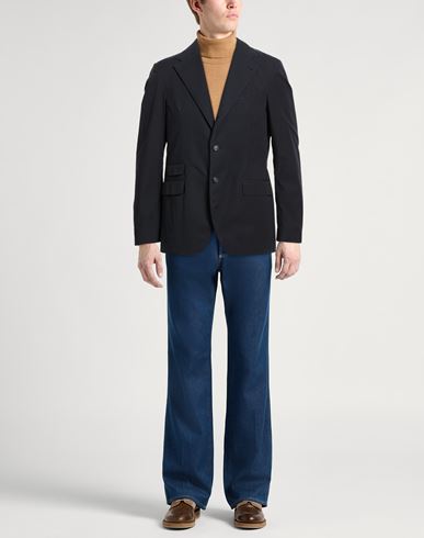 Man Blazer Midnight blue Size 38 Cotton