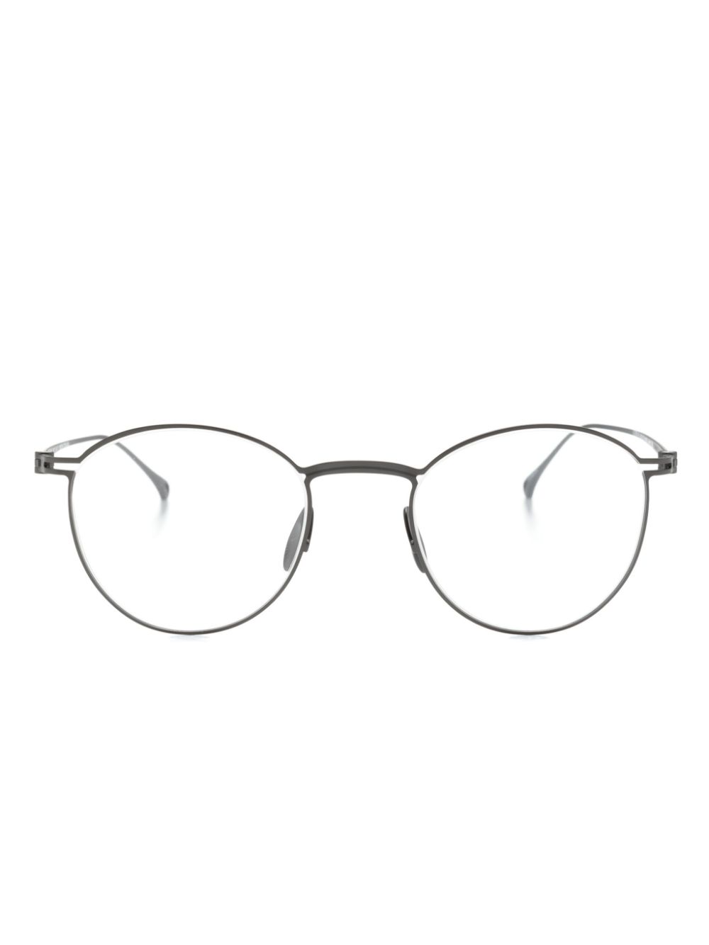 Panto round-frame glasses - Grey