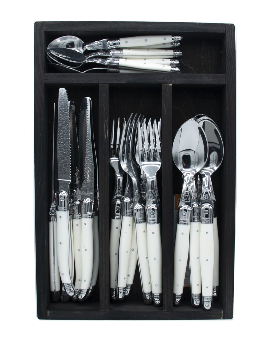 Dnu Own 24Pc Flatware Set In Black Tray