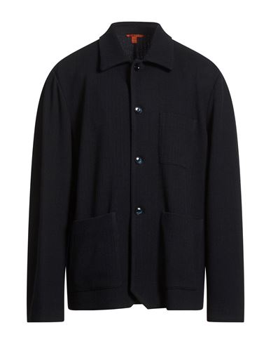Man Jacket Midnight blue Size 36 Polyamide, Acrylic, Wool, Elastane
