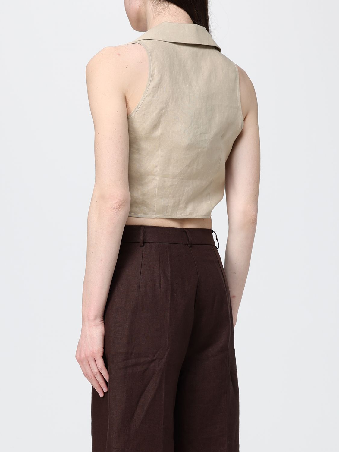 Top Woman color Beige