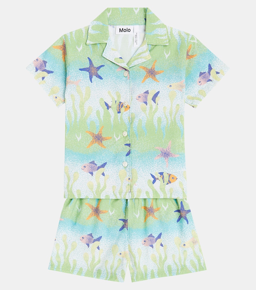 Molo Baby Eyou shirt and Solar shorts set