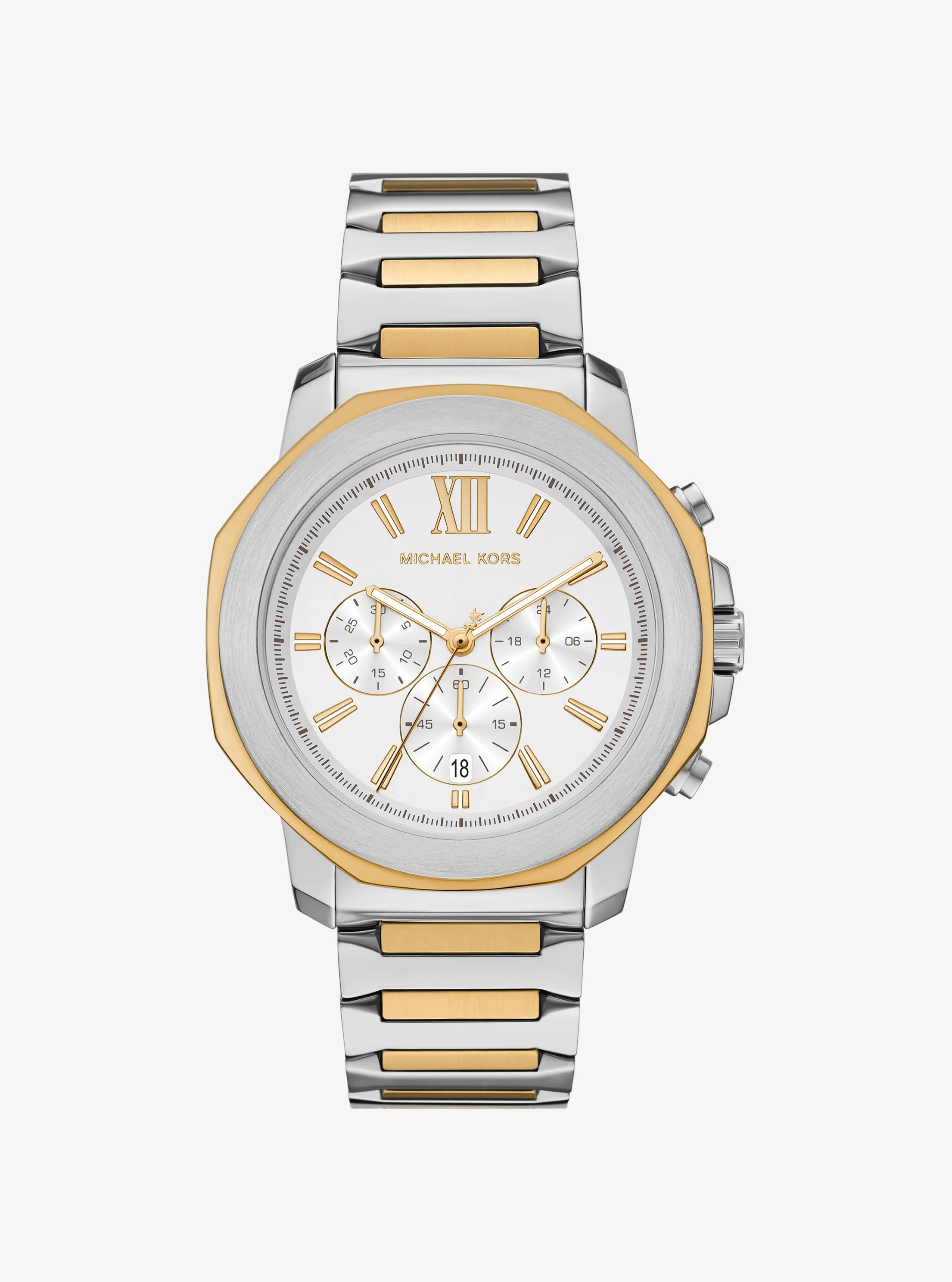 Oversized Prescott Two-Tone Watch