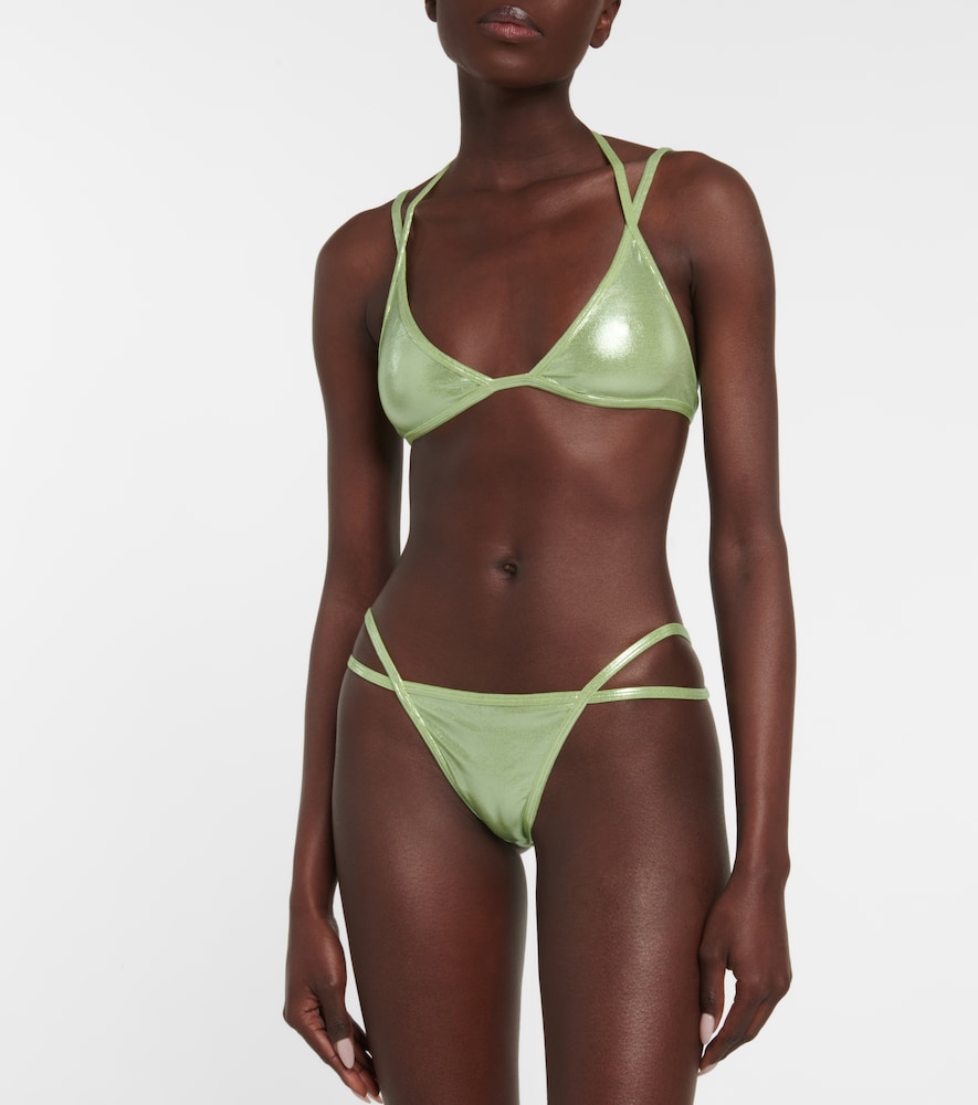 Halterneck bikini top