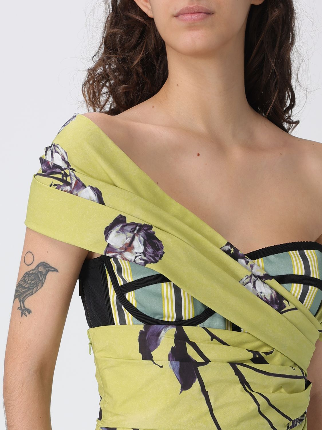 Dress Woman color Lime
