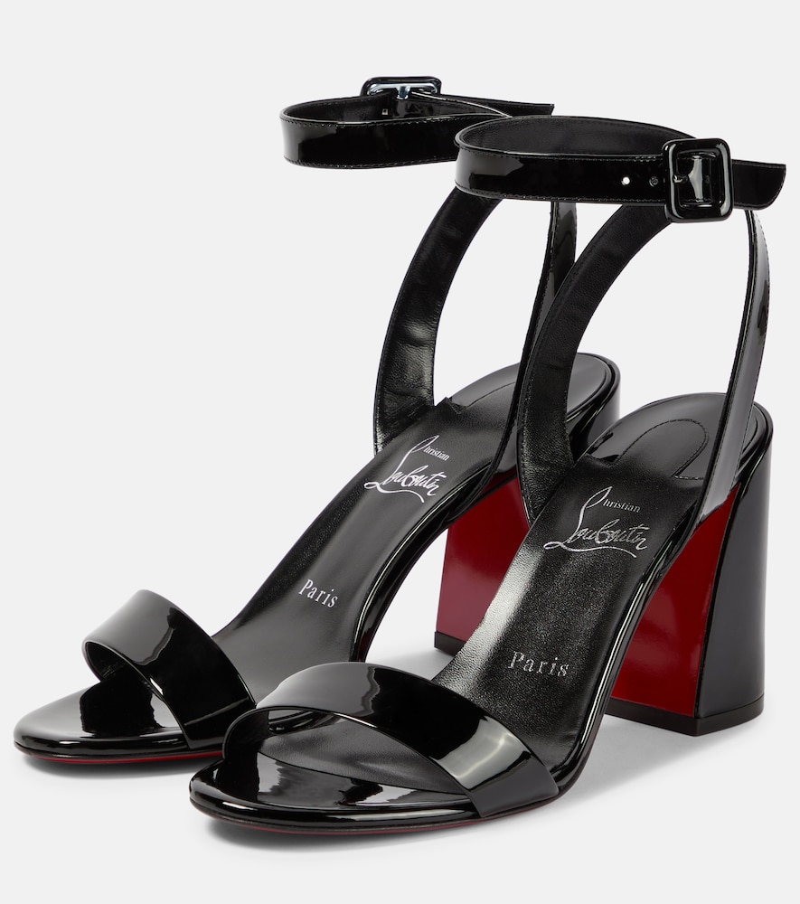 Christian Louboutin Miss Sabina 85 patent leather sandals