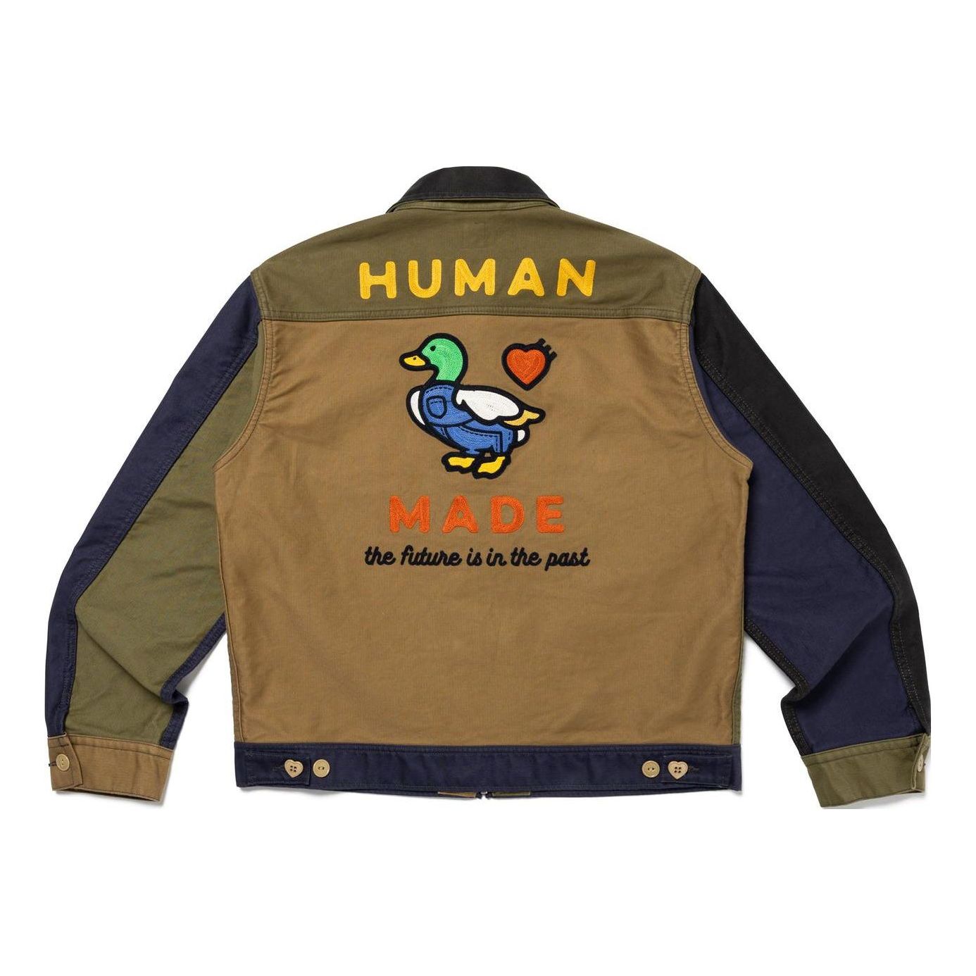 Zip Up Work Jacket 'Navy'