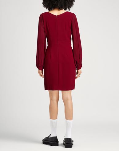 Woman Mini dress Burgundy Size 6 Polyester