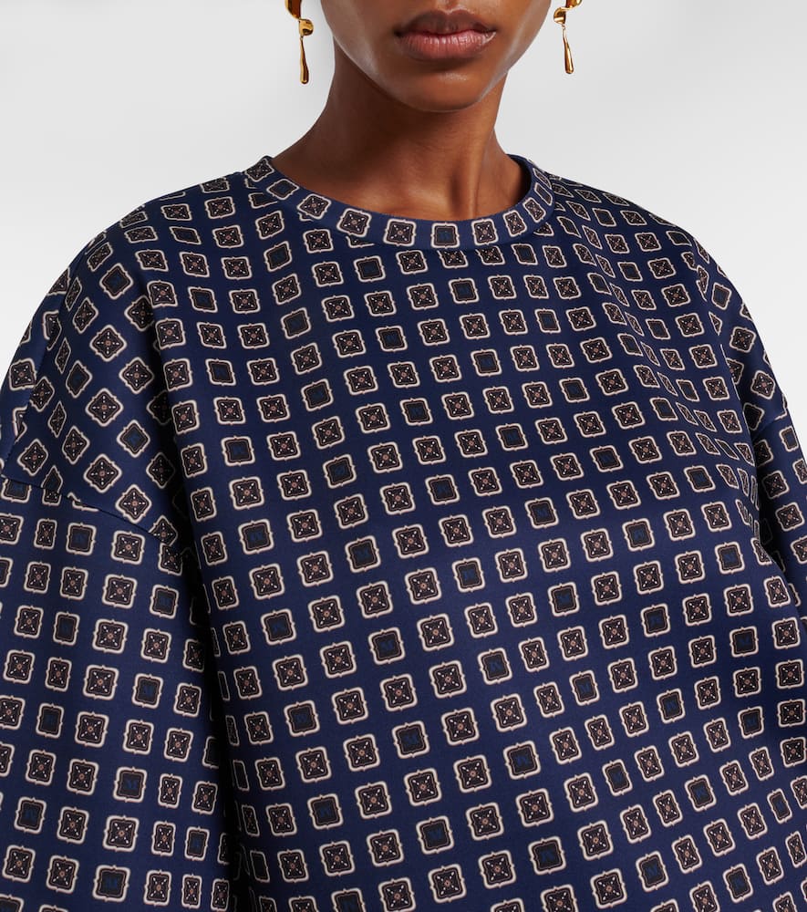 Notizia printed jersey top