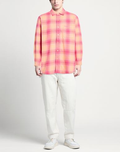 Man Shirt Pink Size L Cotton