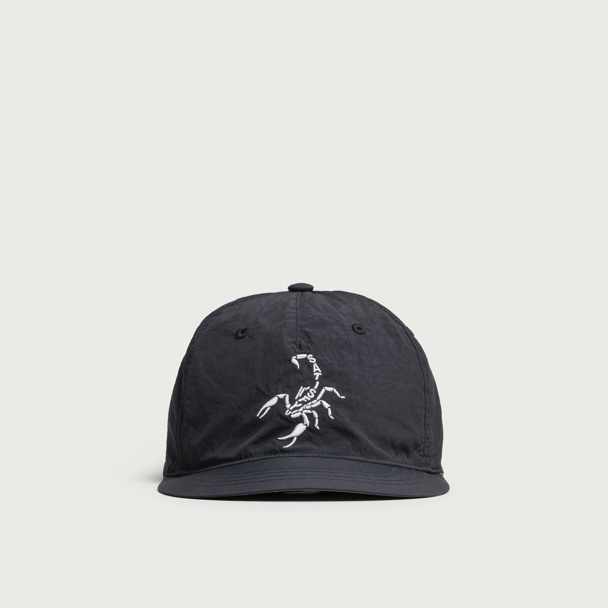 Men's FliteSilk Scorpion Logo 5 Panel Pinch Cap in Black