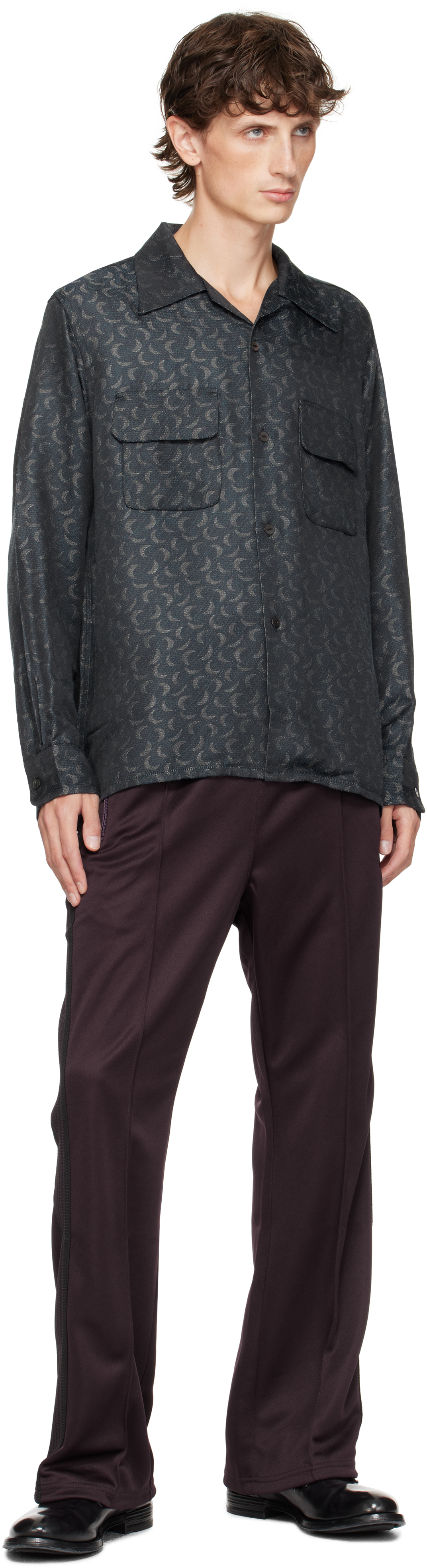 NEEDLES Purple Boot-Cut Track Pants