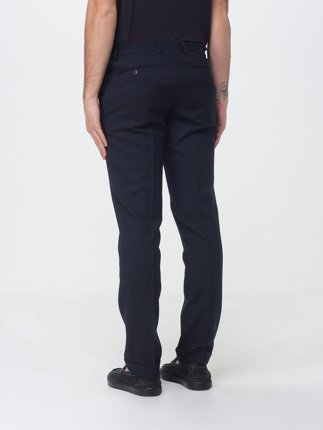 Pants Men color Blue