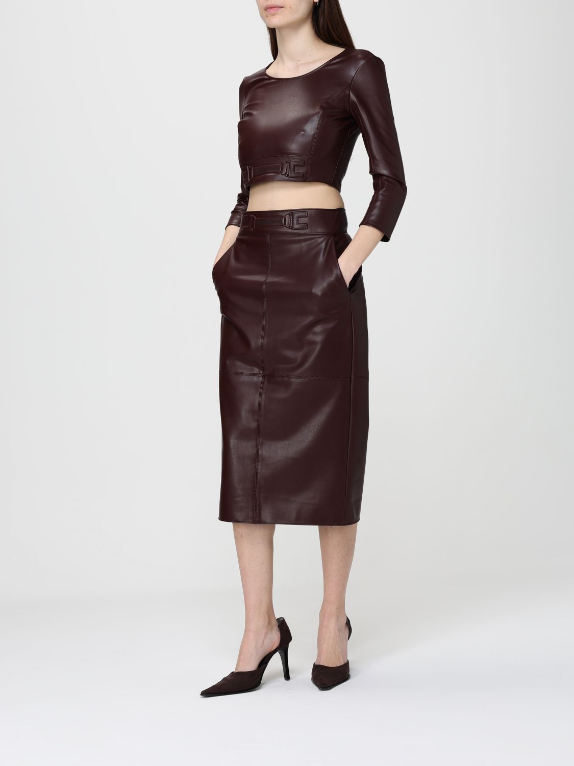 Skirt Woman color Brown