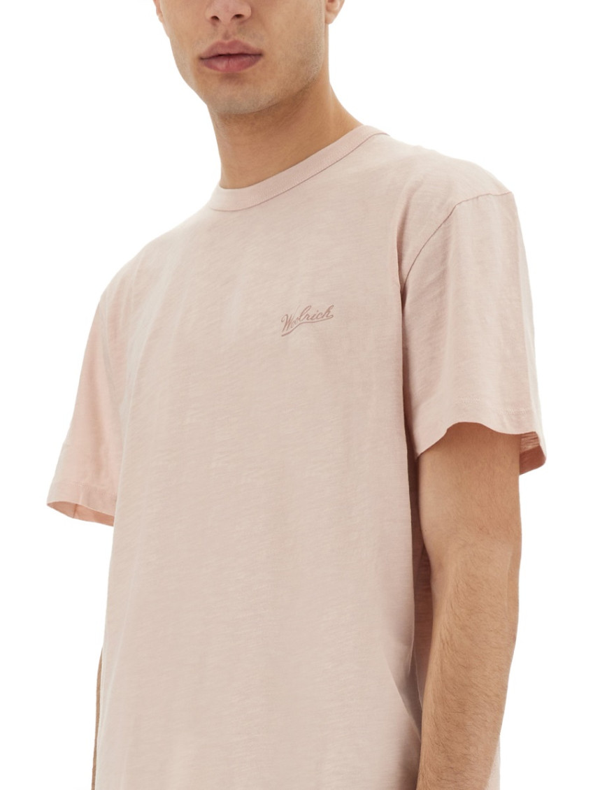 Flamed Cotton T-shirt